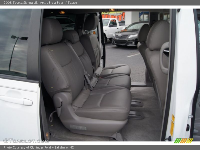 Arctic Frost Pearl / Taupe 2008 Toyota Sienna LE