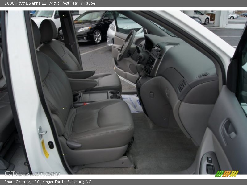 Arctic Frost Pearl / Taupe 2008 Toyota Sienna LE