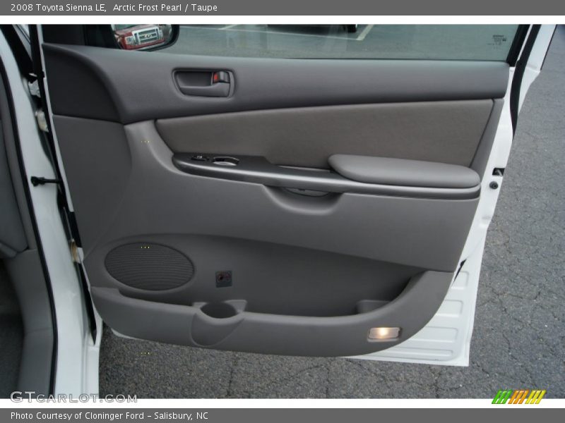 Arctic Frost Pearl / Taupe 2008 Toyota Sienna LE