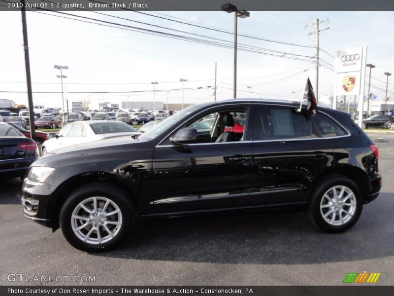 Brilliant Black / Black 2010 Audi Q5 3.2 quattro
