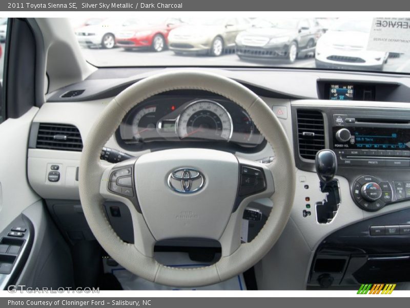 Silver Sky Metallic / Dark Charcoal 2011 Toyota Sienna SE