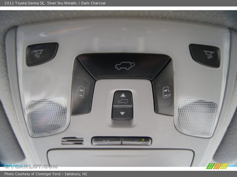 Silver Sky Metallic / Dark Charcoal 2011 Toyota Sienna SE