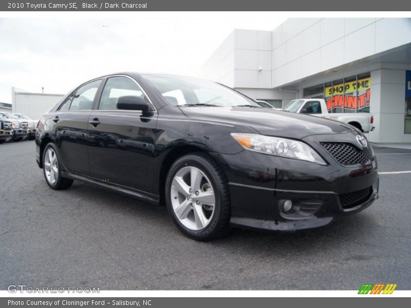 Black / Dark Charcoal 2010 Toyota Camry SE
