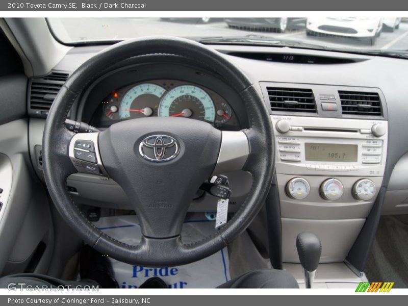 Black / Dark Charcoal 2010 Toyota Camry SE
