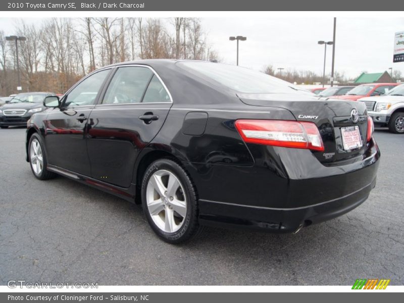 Black / Dark Charcoal 2010 Toyota Camry SE