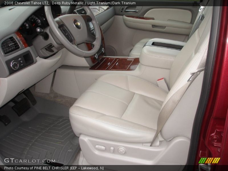 Deep Ruby Metallic / Light Titanium/Dark Titanium 2008 Chevrolet Tahoe LTZ