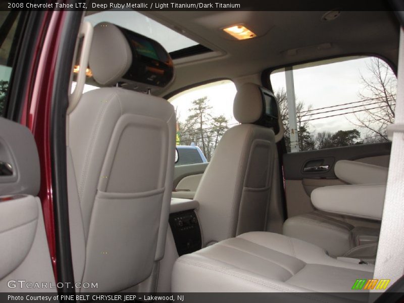 Deep Ruby Metallic / Light Titanium/Dark Titanium 2008 Chevrolet Tahoe LTZ