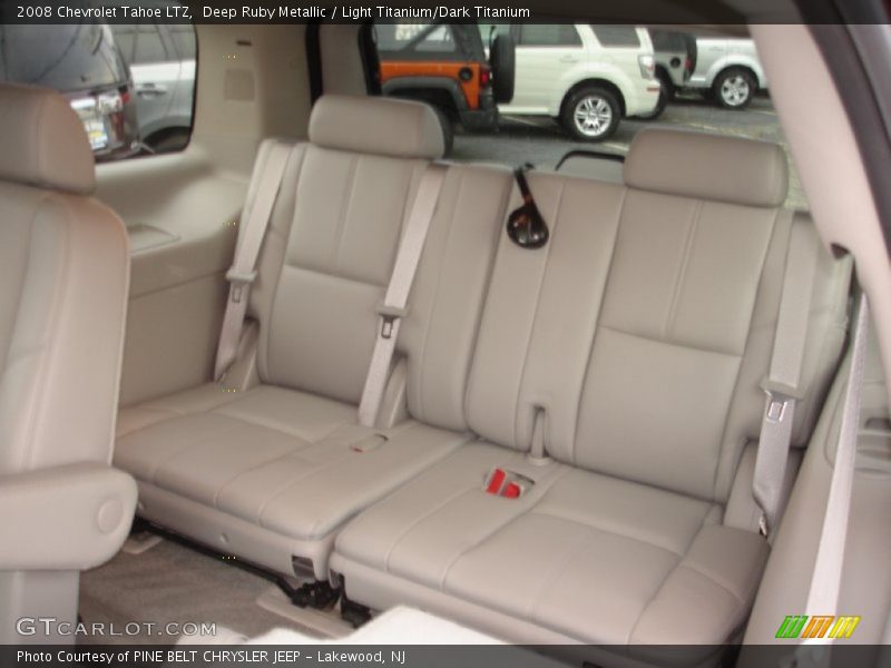 Deep Ruby Metallic / Light Titanium/Dark Titanium 2008 Chevrolet Tahoe LTZ