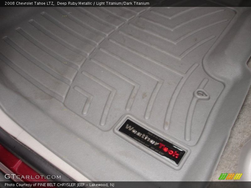 Deep Ruby Metallic / Light Titanium/Dark Titanium 2008 Chevrolet Tahoe LTZ