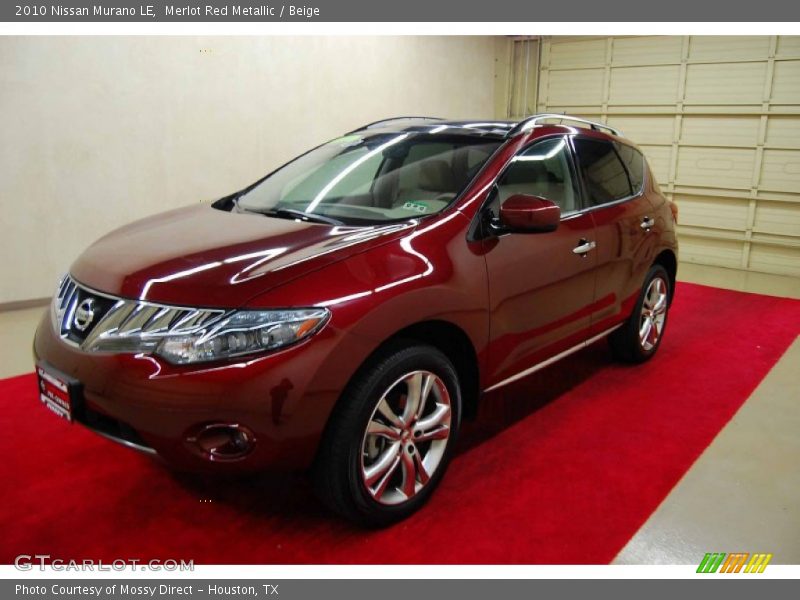 Merlot Red Metallic / Beige 2010 Nissan Murano LE
