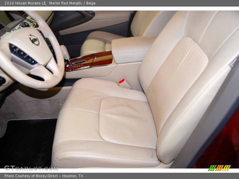 Merlot Red Metallic / Beige 2010 Nissan Murano LE