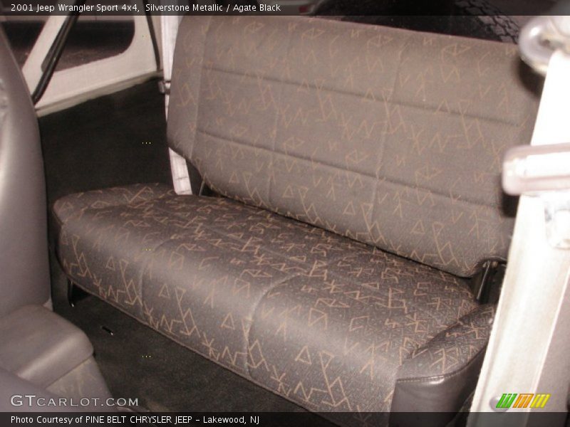 Silverstone Metallic / Agate Black 2001 Jeep Wrangler Sport 4x4