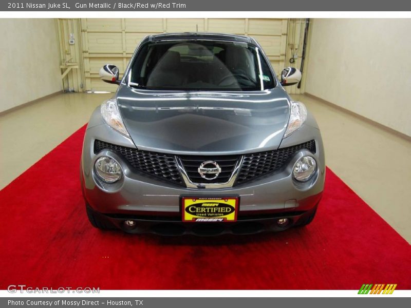 Gun Metallic / Black/Red w/Red Trim 2011 Nissan Juke SL
