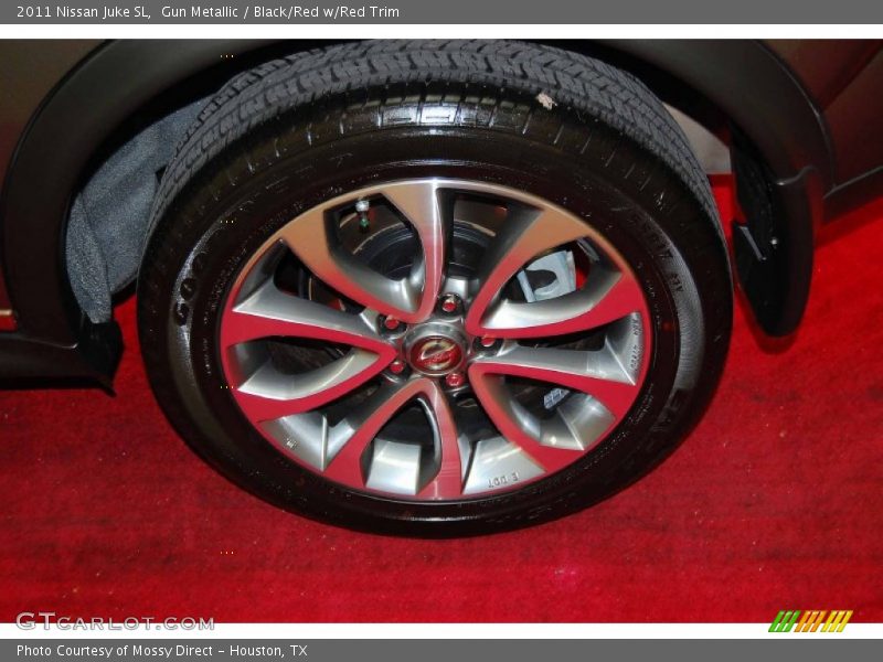 Gun Metallic / Black/Red w/Red Trim 2011 Nissan Juke SL