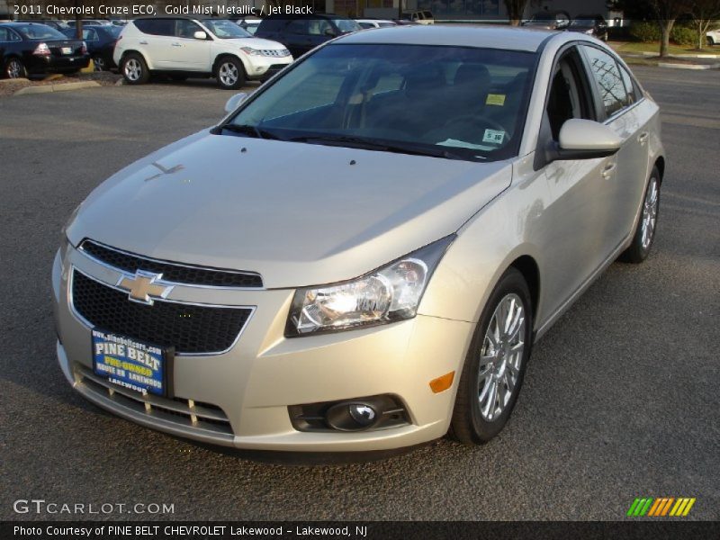 Gold Mist Metallic / Jet Black 2011 Chevrolet Cruze ECO