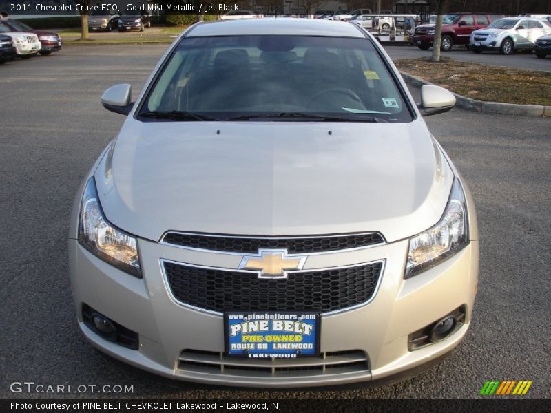 Gold Mist Metallic / Jet Black 2011 Chevrolet Cruze ECO