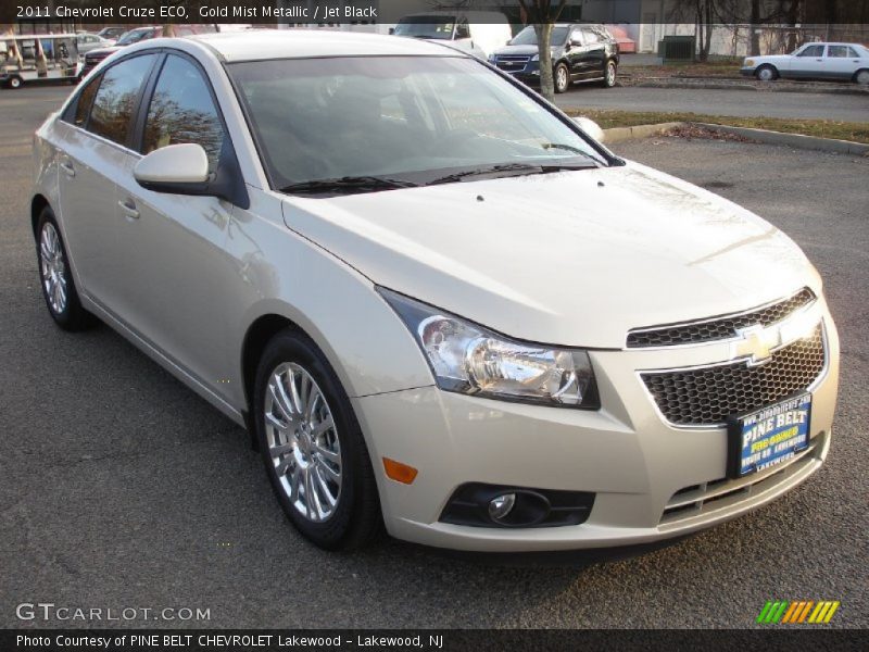 Gold Mist Metallic / Jet Black 2011 Chevrolet Cruze ECO