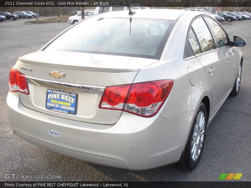 Gold Mist Metallic / Jet Black 2011 Chevrolet Cruze ECO
