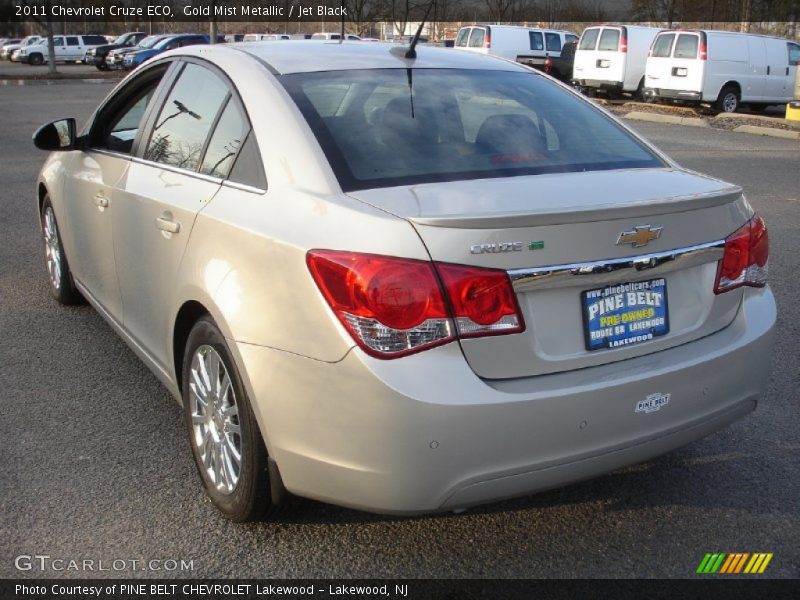Gold Mist Metallic / Jet Black 2011 Chevrolet Cruze ECO