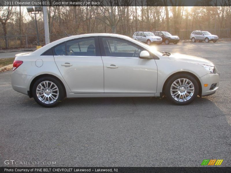 Gold Mist Metallic / Jet Black 2011 Chevrolet Cruze ECO