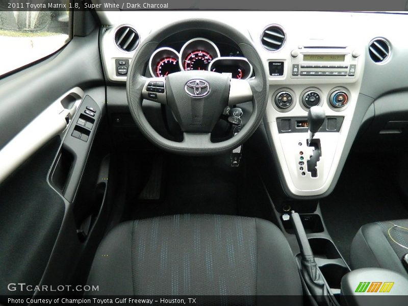 Super White / Dark Charcoal 2011 Toyota Matrix 1.8