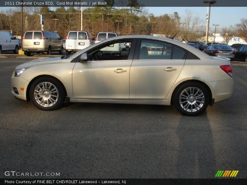 Gold Mist Metallic / Jet Black 2011 Chevrolet Cruze ECO