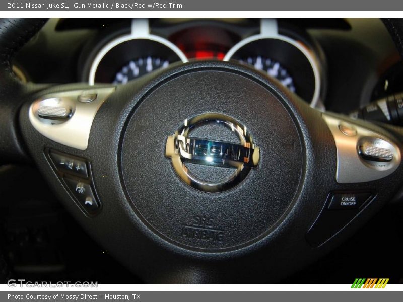 Gun Metallic / Black/Red w/Red Trim 2011 Nissan Juke SL