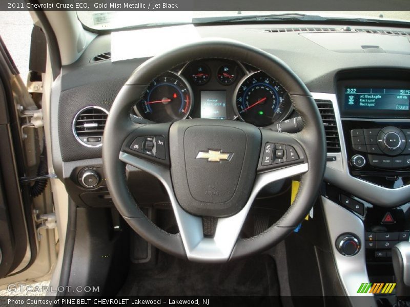 Gold Mist Metallic / Jet Black 2011 Chevrolet Cruze ECO
