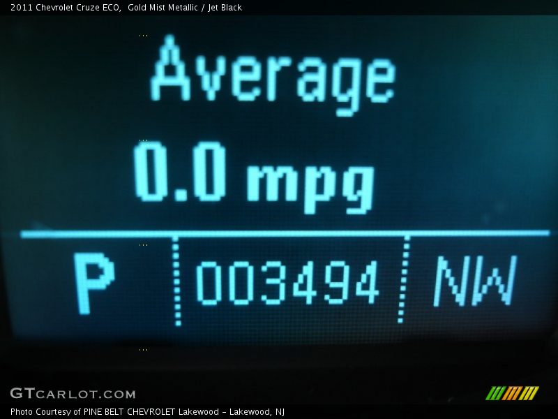 Gold Mist Metallic / Jet Black 2011 Chevrolet Cruze ECO