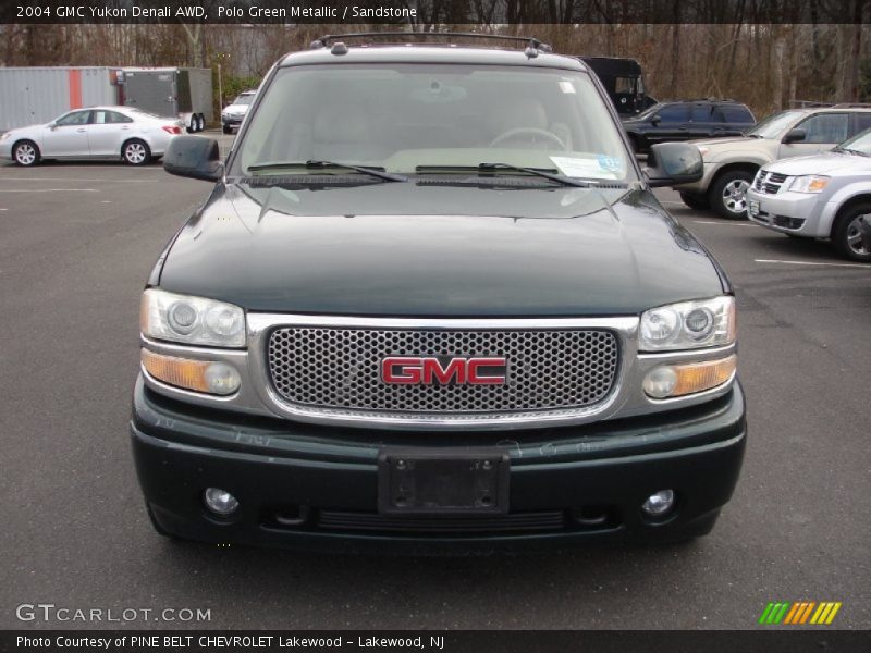 Polo Green Metallic / Sandstone 2004 GMC Yukon Denali AWD