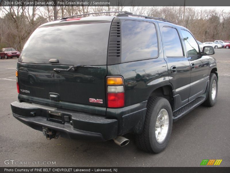 Polo Green Metallic / Sandstone 2004 GMC Yukon Denali AWD