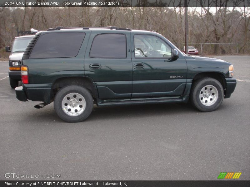 Polo Green Metallic / Sandstone 2004 GMC Yukon Denali AWD