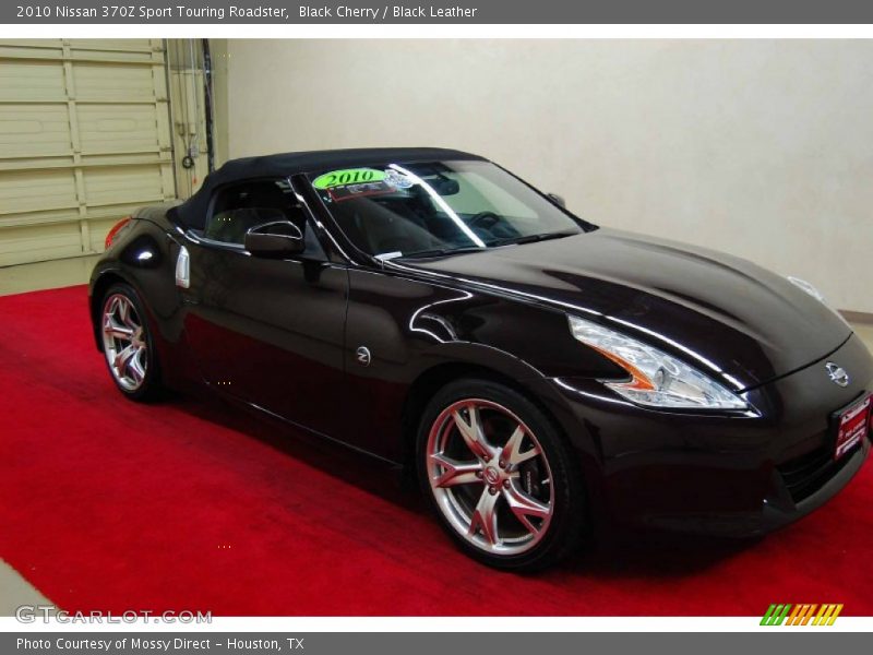 Black Cherry / Black Leather 2010 Nissan 370Z Sport Touring Roadster