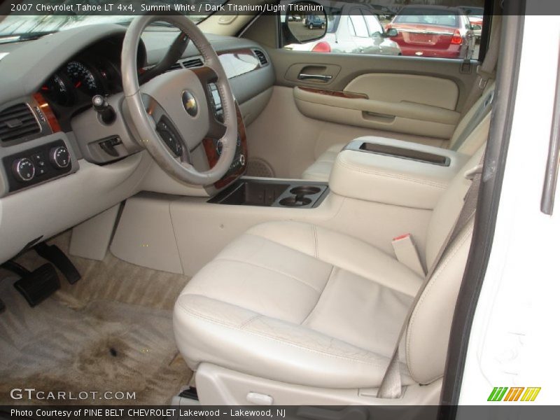 Summit White / Dark Titanium/Light Titanium 2007 Chevrolet Tahoe LT 4x4
