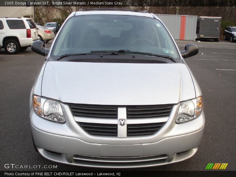 Bright Silver Metallic / Medium Slate Gray 2005 Dodge Caravan SXT