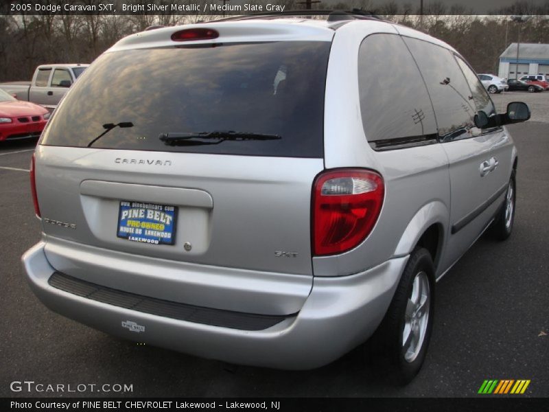 Bright Silver Metallic / Medium Slate Gray 2005 Dodge Caravan SXT