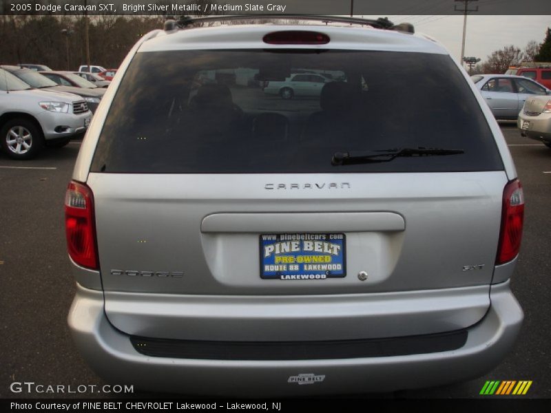 Bright Silver Metallic / Medium Slate Gray 2005 Dodge Caravan SXT