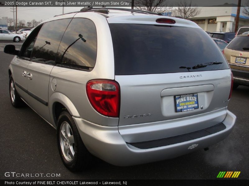 Bright Silver Metallic / Medium Slate Gray 2005 Dodge Caravan SXT