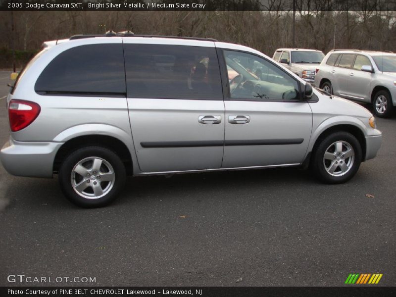 Bright Silver Metallic / Medium Slate Gray 2005 Dodge Caravan SXT
