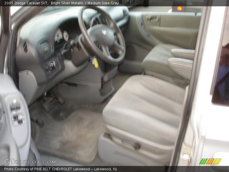 Bright Silver Metallic / Medium Slate Gray 2005 Dodge Caravan SXT