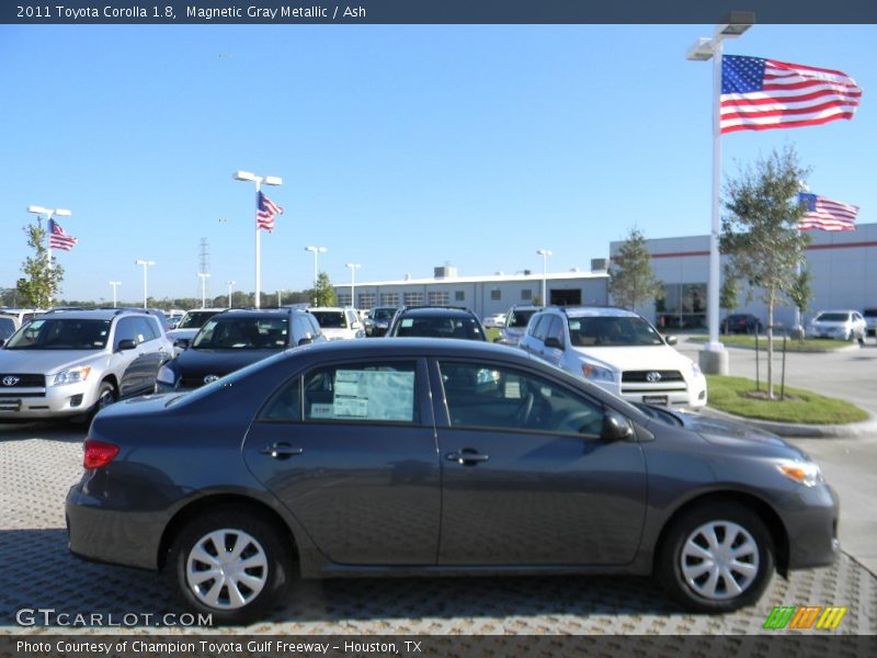 Magnetic Gray Metallic / Ash 2011 Toyota Corolla 1.8