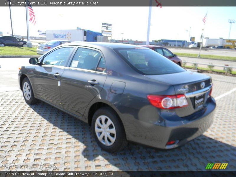 Magnetic Gray Metallic / Ash 2011 Toyota Corolla 1.8