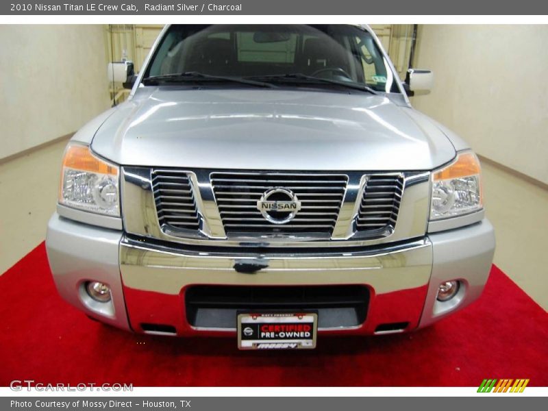 Radiant Silver / Charcoal 2010 Nissan Titan LE Crew Cab