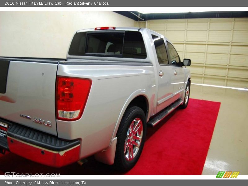 Radiant Silver / Charcoal 2010 Nissan Titan LE Crew Cab