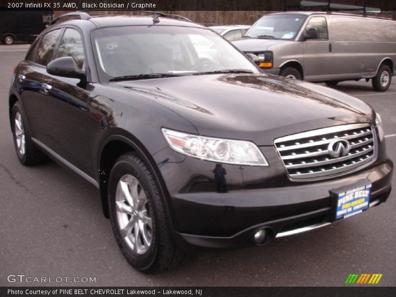 Black Obsidian / Graphite 2007 Infiniti FX 35 AWD