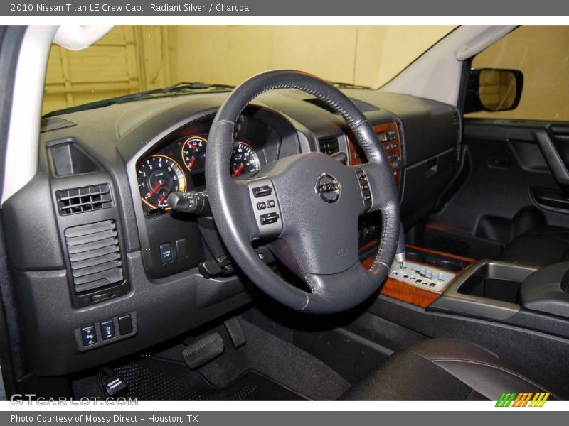 Radiant Silver / Charcoal 2010 Nissan Titan LE Crew Cab
