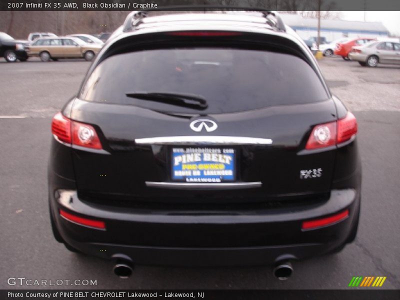 Black Obsidian / Graphite 2007 Infiniti FX 35 AWD