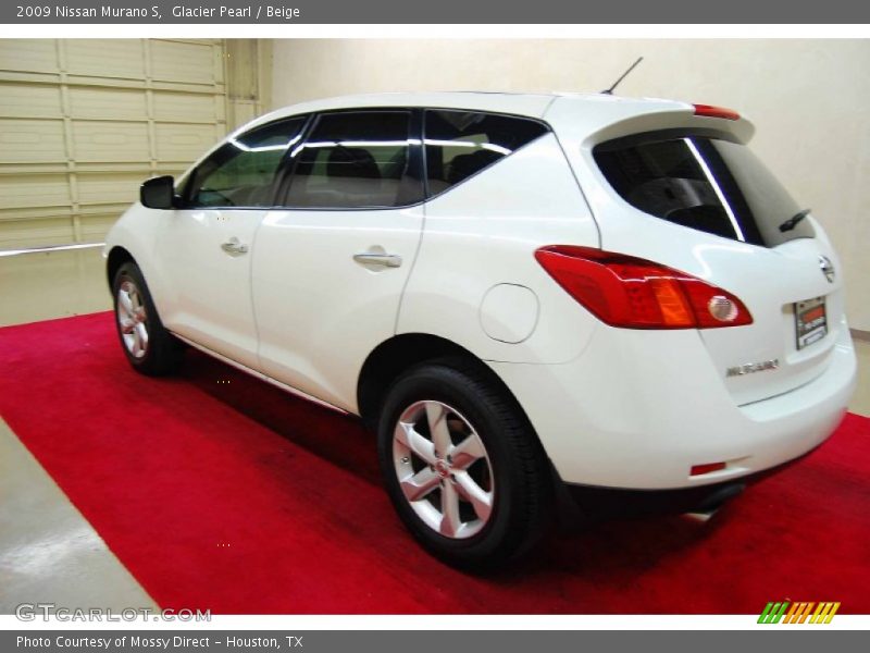Glacier Pearl / Beige 2009 Nissan Murano S
