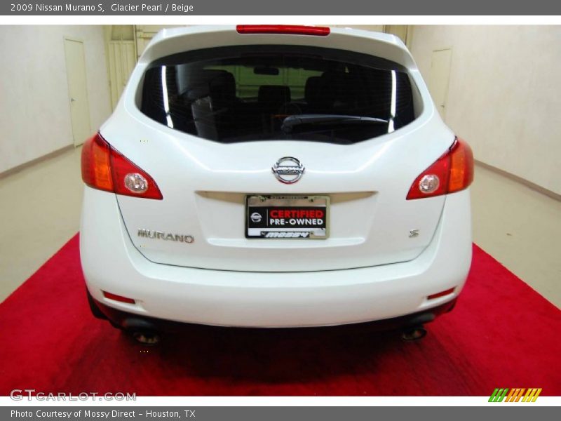Glacier Pearl / Beige 2009 Nissan Murano S