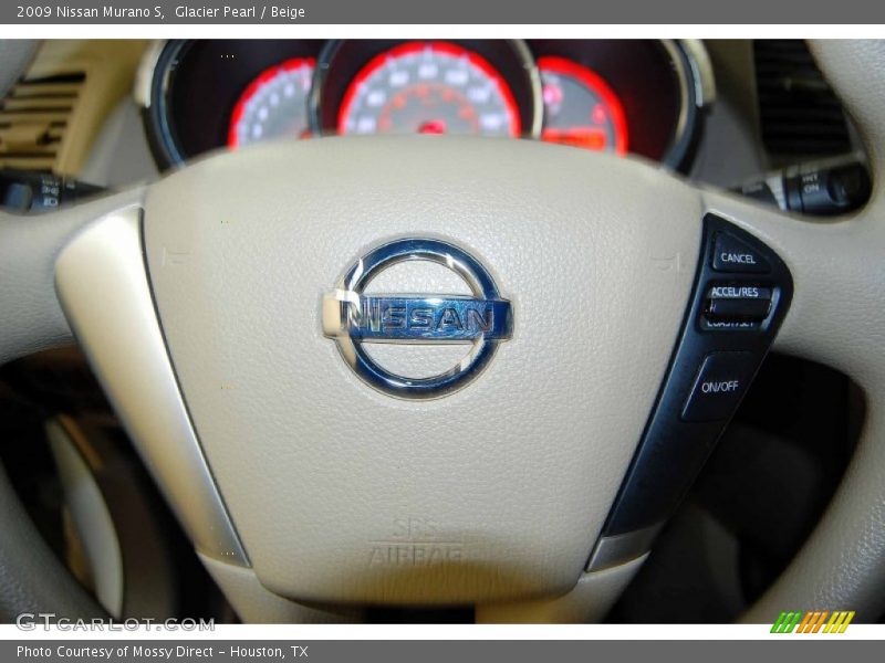 Glacier Pearl / Beige 2009 Nissan Murano S